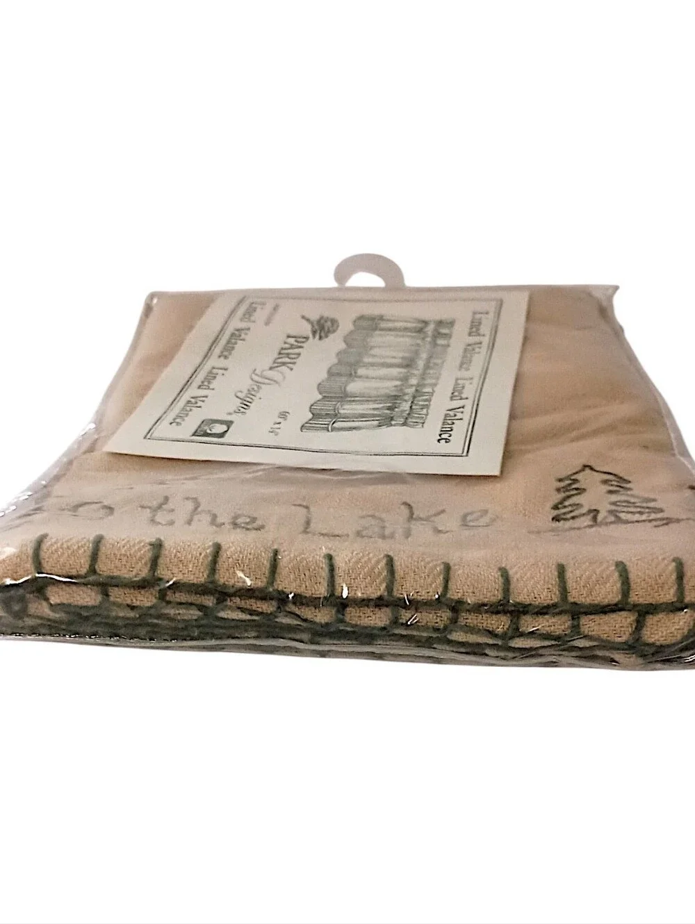 Park Designs Valance Curtain Welcome To The‎ Lake Lined 60x14 Rustic Cabin Lodge